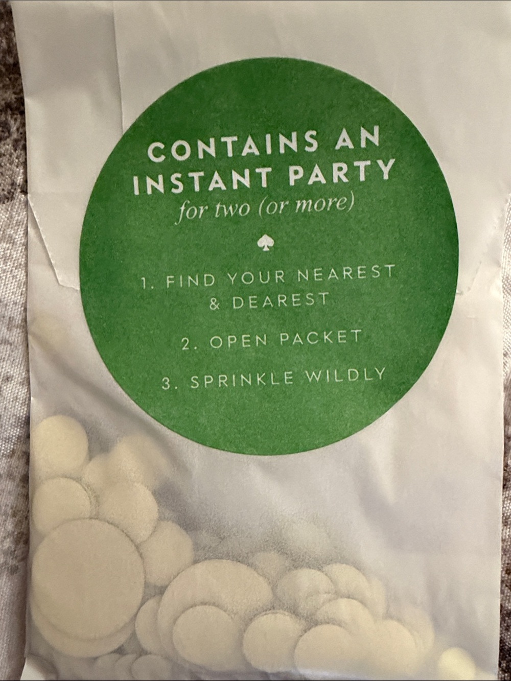 kate spade White Party Confetti Pack